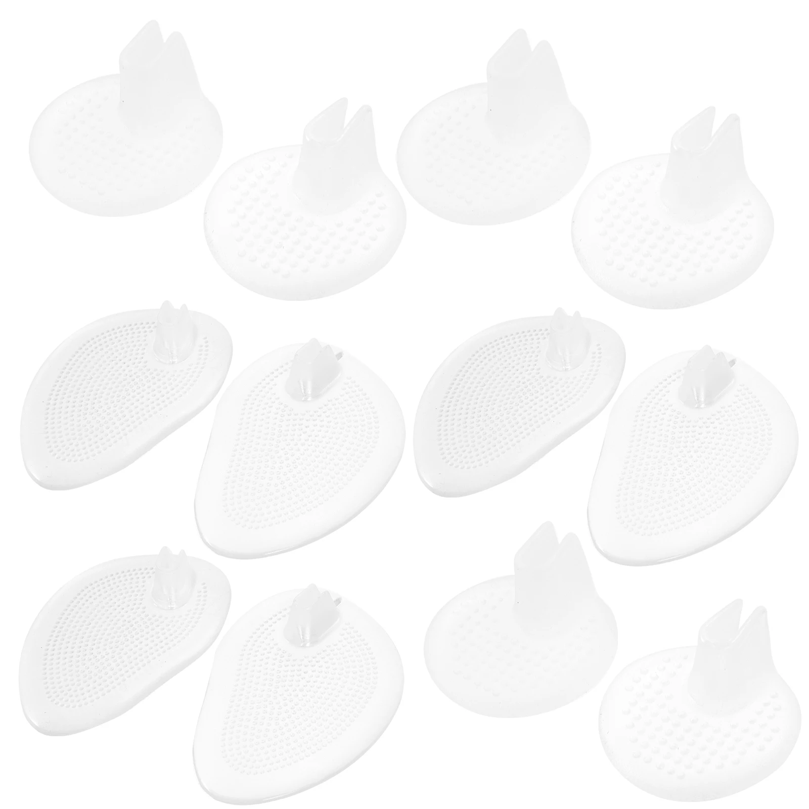 

6 Pairs Sandals Anti-wear Toe Pad Foot Pads Ball Grip Pu Forefoot Cushion Metatarsal Guard Inserts Lightweight Comfortable