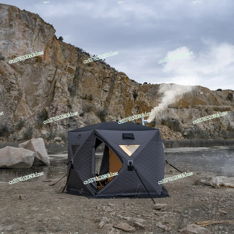 

New Full Thermal Large 5 Sided Winter Ice Fishing Tent for Fishing Bivy/sauna/winter Camping Ice Shelter