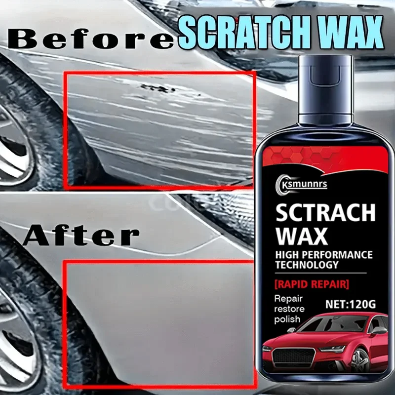 Fasilawei Car Scratch Repair Wax and Polish - Professional Grade Vehicle Scratch Remover, Enhances Gloss and Brightness