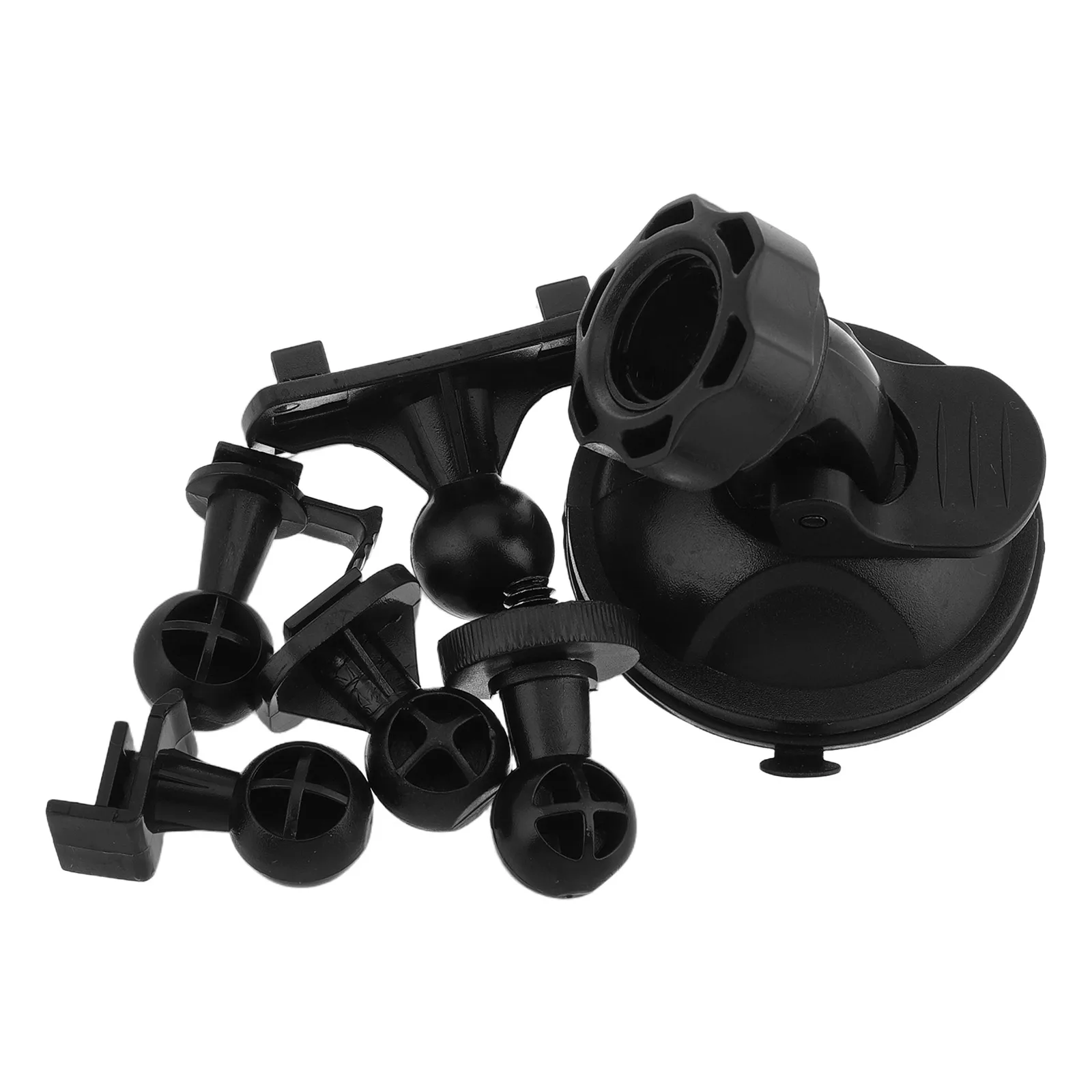 

6pcs Driving Recorder Bracket L-Shaped Pvc With Screw Buckle Universal Camera Holder For Windshield Dashboard Kit Car Suction