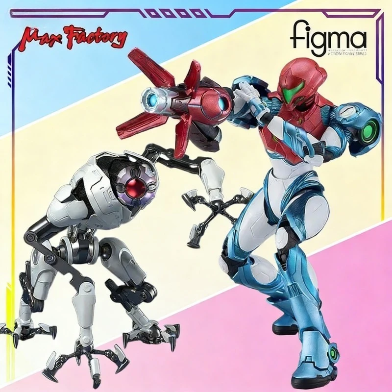 

GSC Original Figma Metroid Series 583 Samus Aran/613 E.M.M.I Fully Articulated Action Figure Collectible Model Toy Gift for Boys