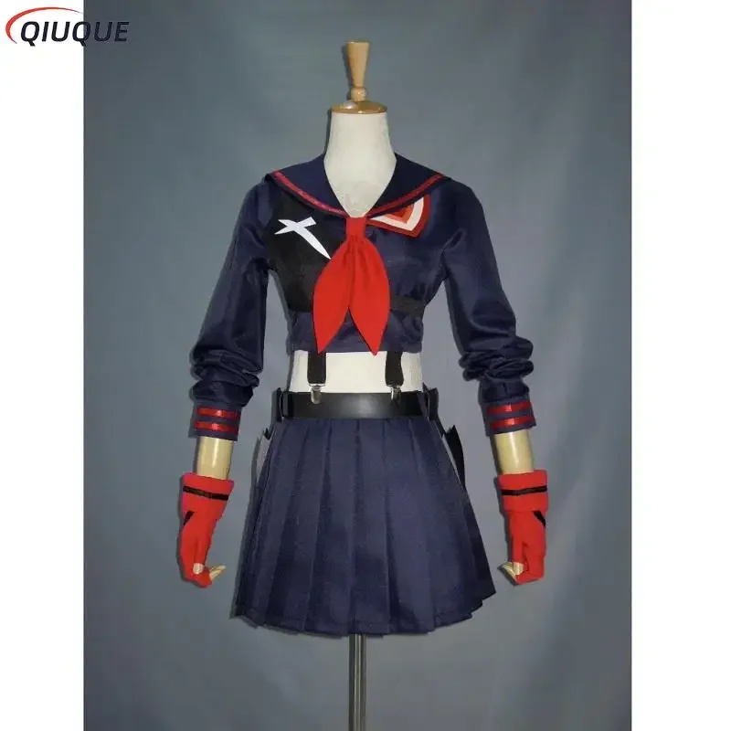 Disfraz de Anime japonés KILL La KILL para mujer y Niña, traje de Cosplay de Ryuko Matoi, Disfraces de Halloween, vestido de uniforme de fiesta hecho a medida