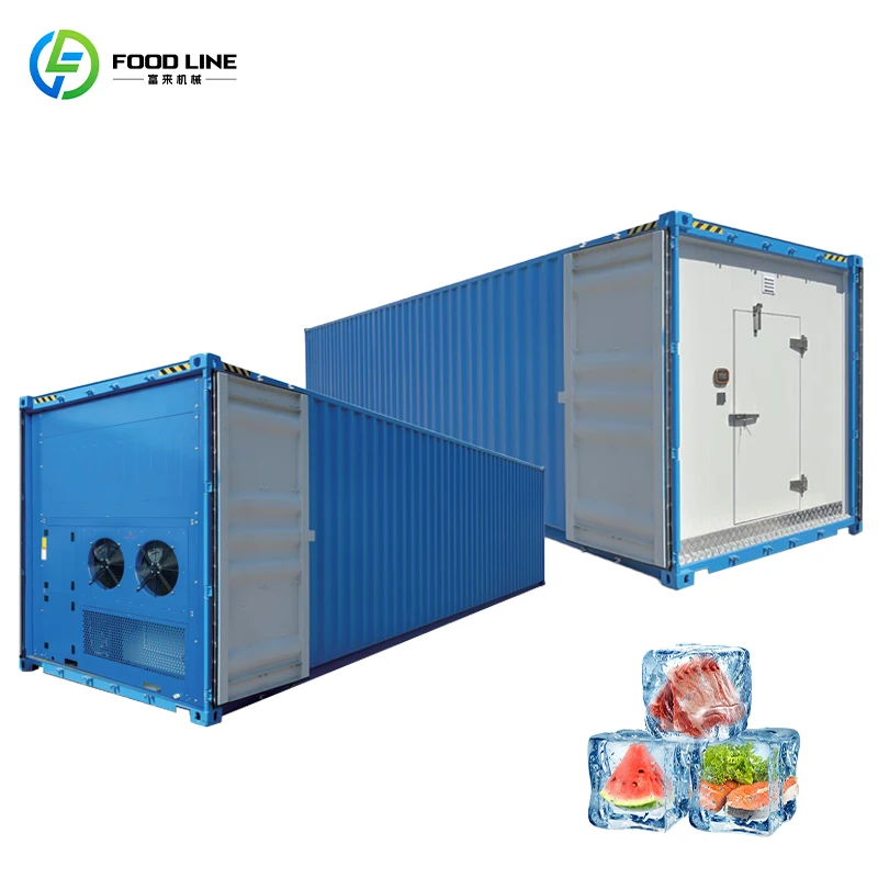 FOODLINE Insulated Thick Wall Solar Refrigerated Container Reduce Cold Loss Cut Solar Power Consumption Efficiently