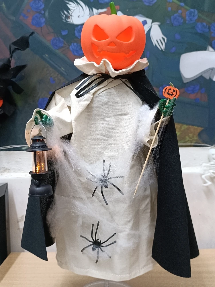 

GOON масштаб 1/6 солдат тренд Ночная Тыква халат волшебник с портативной лампой паук Полный комплект 12 дюймов экшн-фигурка тело Хэллоуин подарок