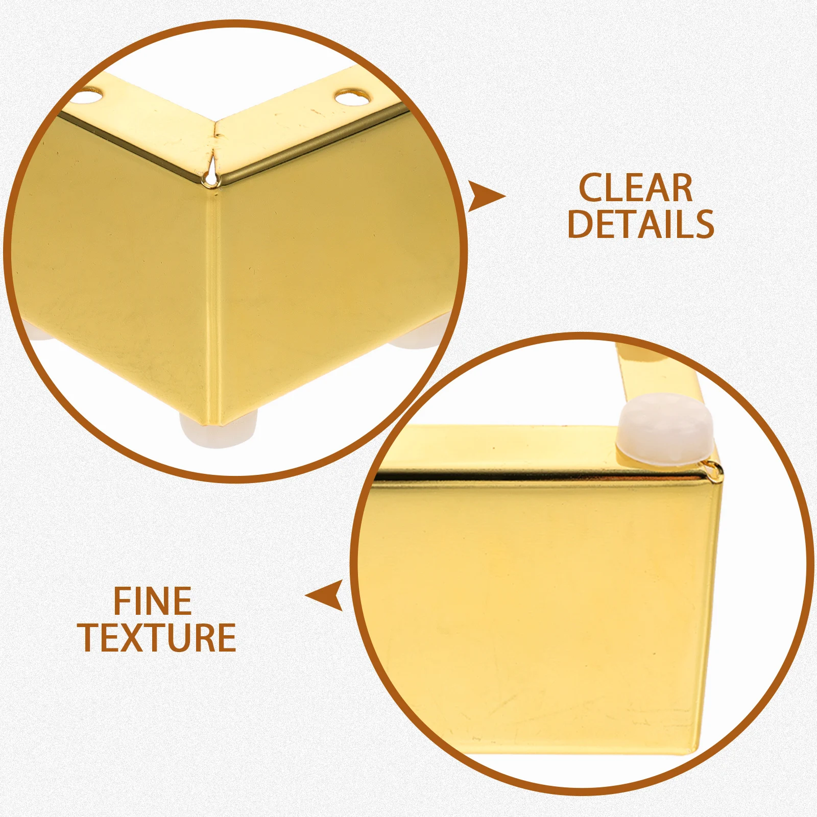 

4Pcs Five Star Sofa Legs Iron Furniture Support Foot Heavy Duty for Cabinets Wardrobes Dressers Furniture Legs