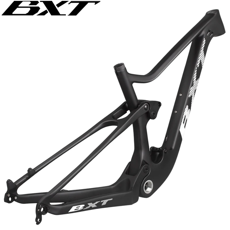 NEW Carbon Suspension MTB Bike Frame 29inch BSA Carbon Fiber Frame XC MTB Frame Travel 100mm Enhanced Frame Through Axle