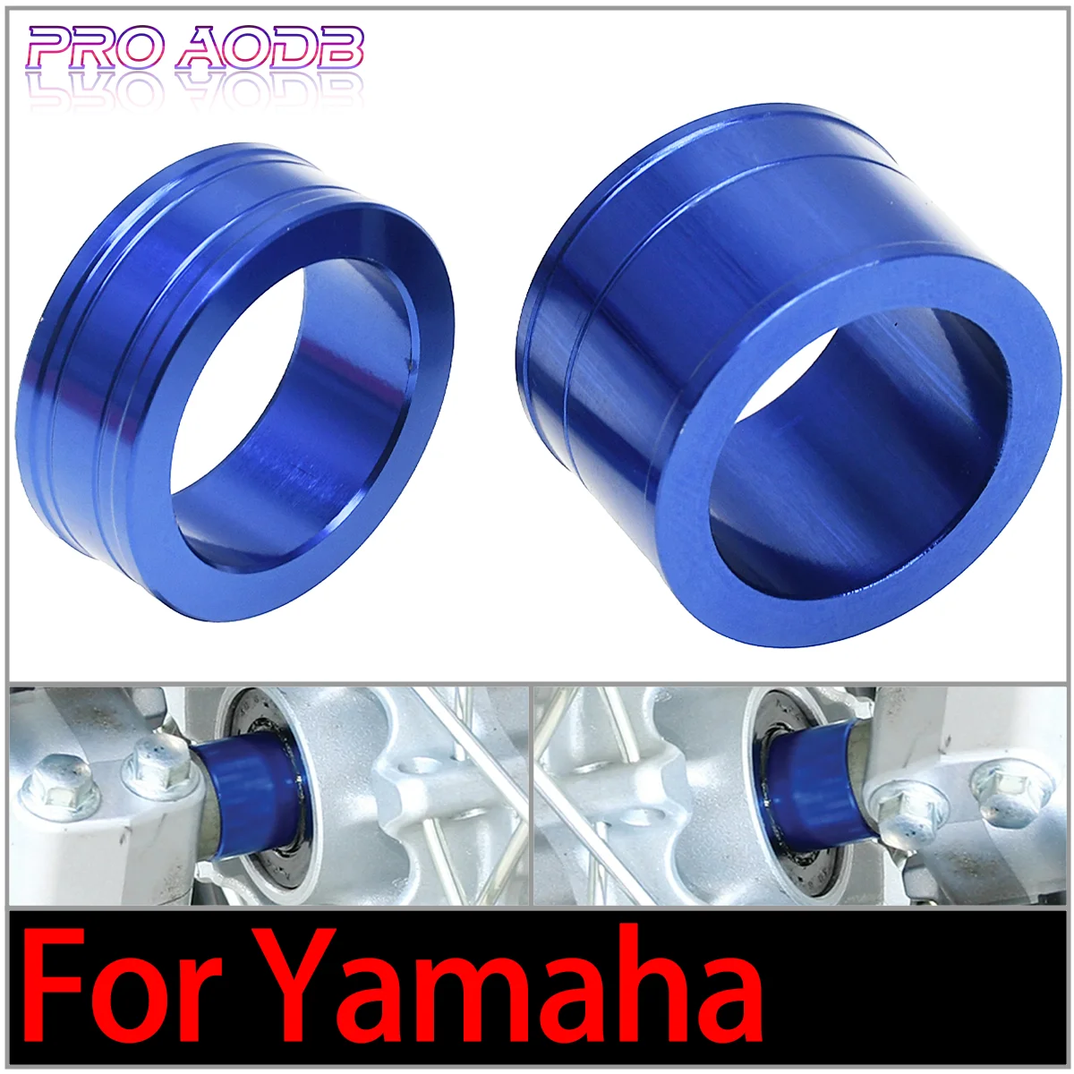 

For YAMAHA YZ250F YZF250 YZ450F YZF450 2009 2010 2011 2012 2013 Dirt Bike Motorcycle CNC Front Rear Wheel Hub Spacers Axle Kit