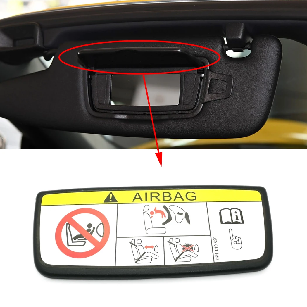 

Left Right Sun Visor Vanity Mirror Cover For Porsche Boxster Cayman Carrera 911 981 982 991 718 982857551,982857551T,982857551AR