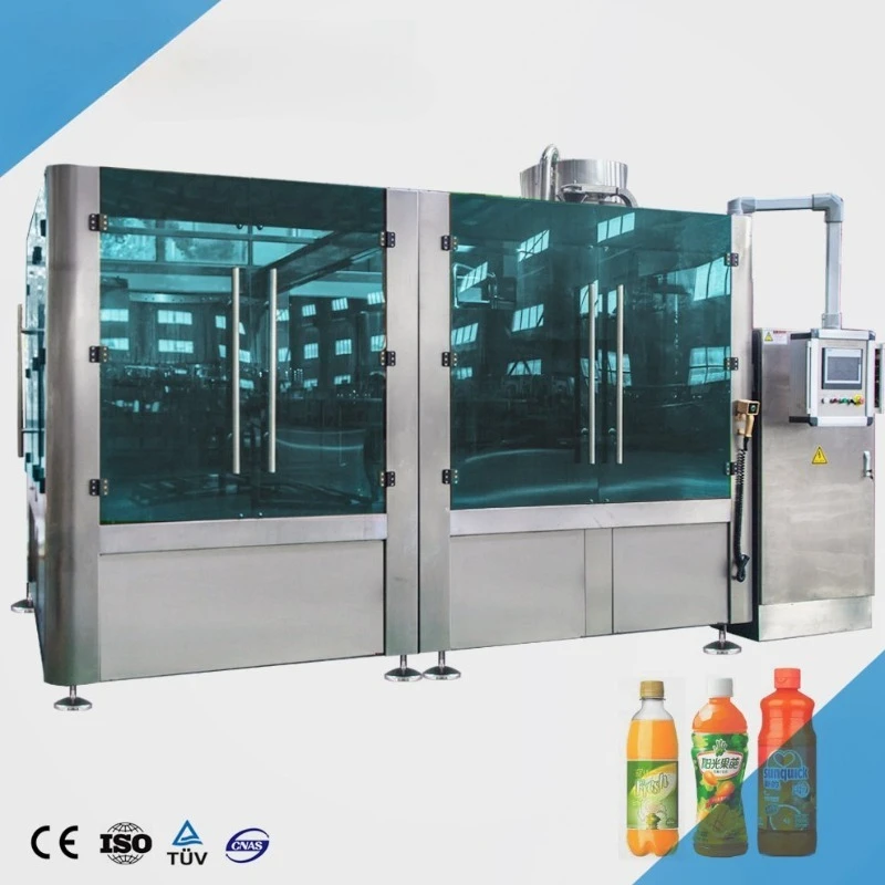 3 in 1 Full Automatic Fruit Grape Juice Bottle Filling Machine and Production Line