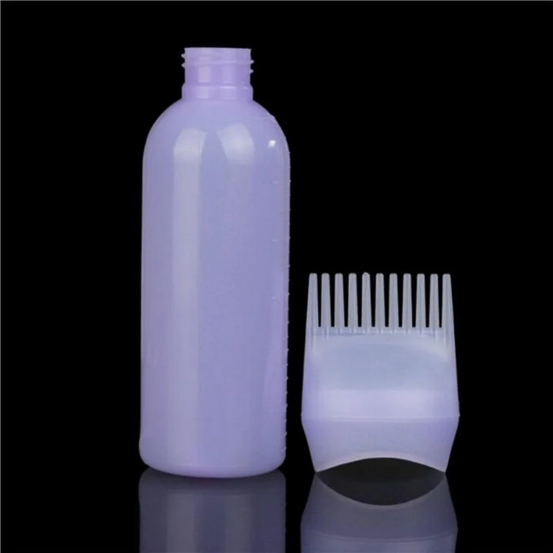 

A29R 4X Dyeing Shampoo Bottle Oil Comb 120ML Hair Tools Hair Dye Applicator Brush Bottles Styling Tool Hair Coloring