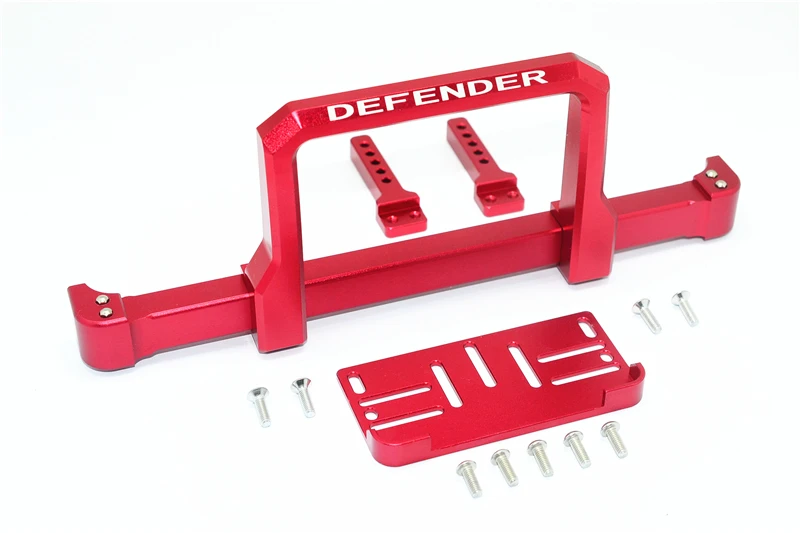 GPM 1/10 TRX4 DEFENDER TRAIL CRAWLER-82056-4 For ALUMINIUM FRONT BUMPER W.WINCH PLATE (ON-ROAD STREET FIGHTER)