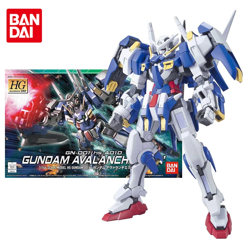 Bandai Genuine Gundam Model Kit Anime Figure HG 1/44 Avalanche Exia Collection Gunpla Anime Action Figure Toys for Children