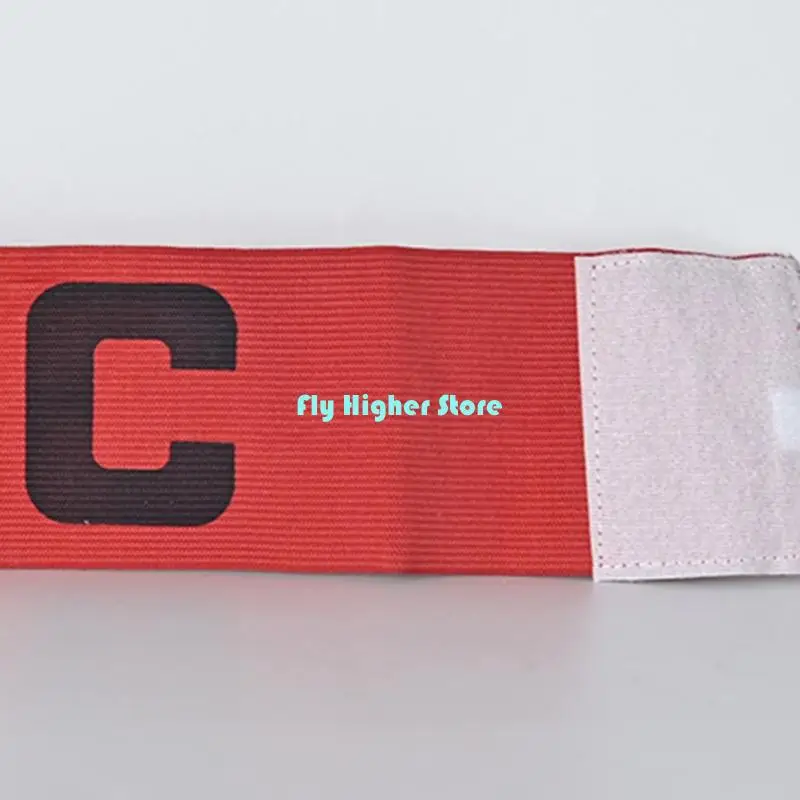 8pcs Sport Capitão Arm Bands Ajuste o jogador futebol ao ar livre capitão braçadeiras elásticas capitão futebol braço