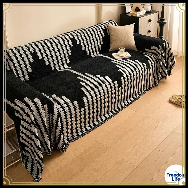 Home Sofa Cover Living Room Sofas Blanket Cover Prevent Cat Scratch Blanket Knitted Blanket Sectional Sofa L Shape Sofa Covers