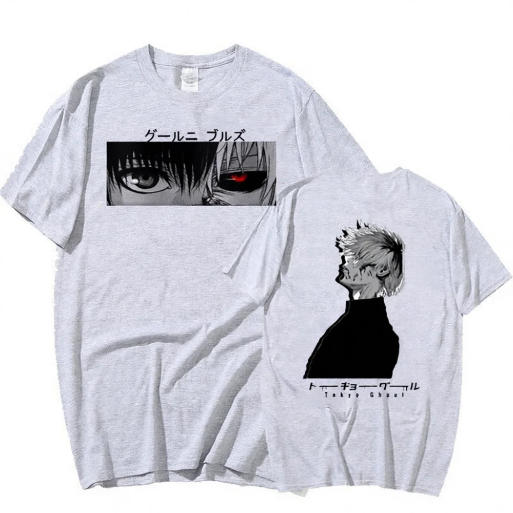 Anime Inspired Men Short Sleeve T Shirt Casual Cotton Tee Summer Streetwear Graphic Print Tops For Hook On You Clothing