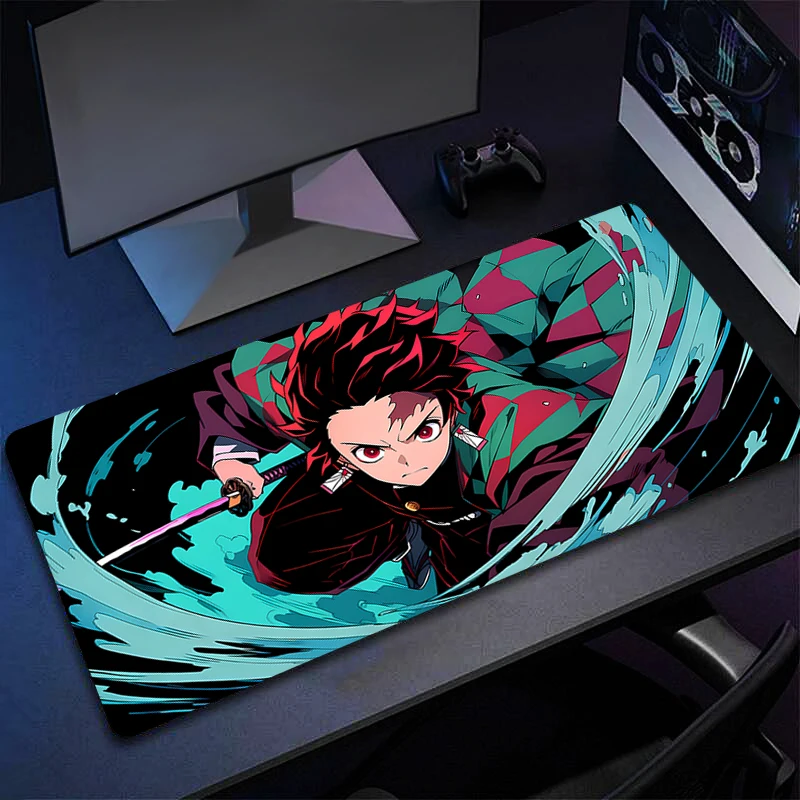 Mouse Pad Non-Slip Rubber Edge locking mousepads Game play mats notebook computer D-Demon S-Slayers T-Tanjirous Home Decor