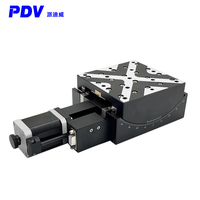 PT-GD124 high-precision electric Angle position table worm gear and worm large stroke and large load displacement slide table