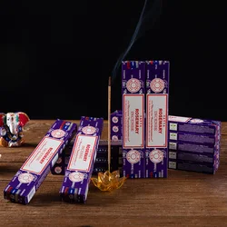 12pcs/box Indian Incense Satya Nag Champa Line Fragrant Sai Baba Meditation Home Sandalwood Incense