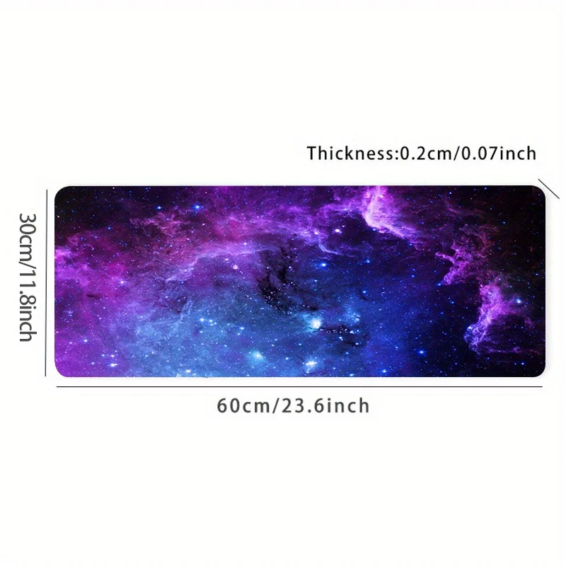 아스트랄 게이밍 마우스 패드 대형 마우스 패드 책상용 마우스 패드 가정용 사무실용 게이밍 블루 갤럭시 사무용품 최저가 상품