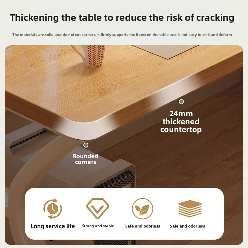 مكتب الكمبيوتر سطح المكتب المنزل غرفة نوم الطلاب دراسة مكتب الكتابة شريط خشبي صلب منضدة مكتب بسيط حديث