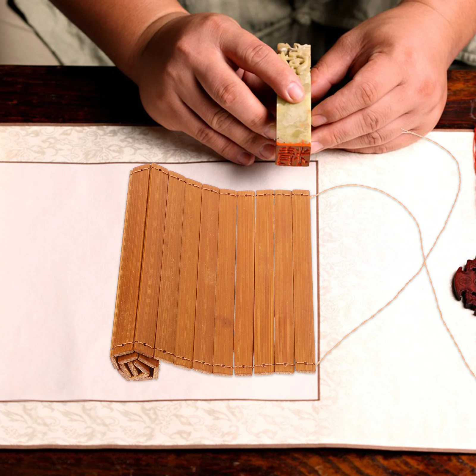 

Bamboo Slips Blank Sheet Multipurpose Craft Tool For Calligraphy Painting Menu Making Diy Handicraft Supplies Educational