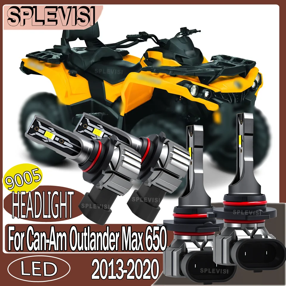 

LED HB3 Night Vision Easy Installation motorcycle Headlight For Can-Am Outlander Max 650 2013 2014 2015 2016 2017 2018 2019 2020