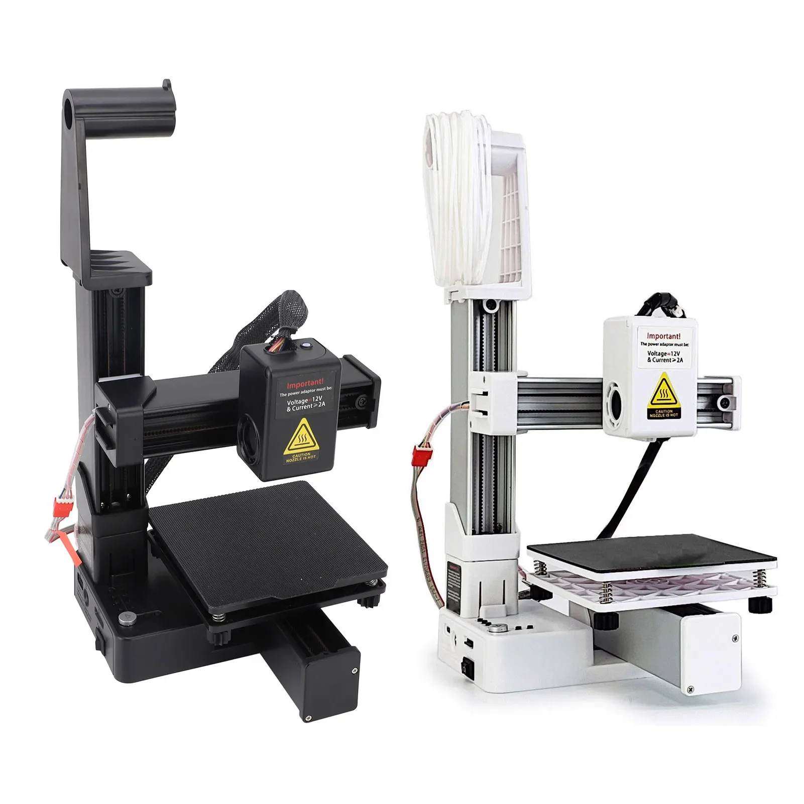 Entry-Level Mini FDM 3D Printer 100x100x100mm Printing Size 40mm/s Speed High Accuracy Compact 3D Printing Machine for Beginners