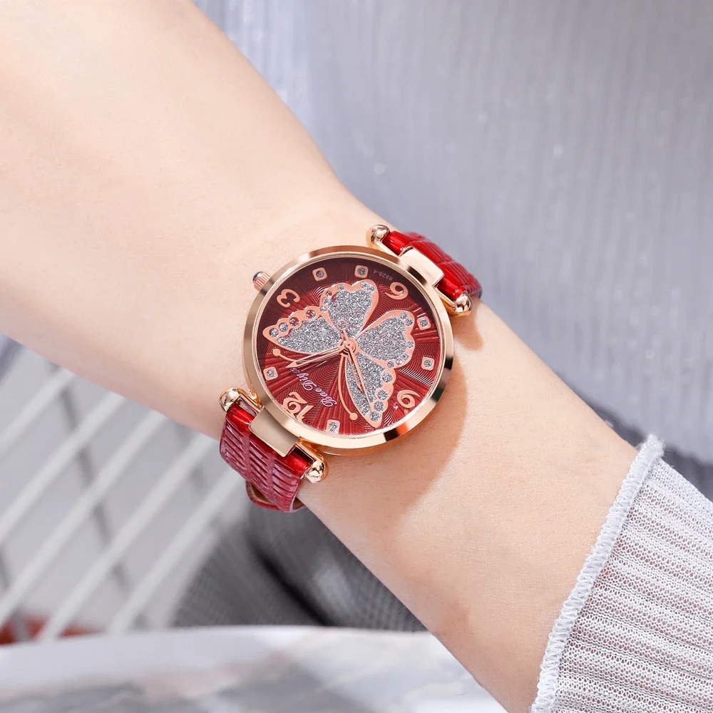 Women Women Leather Strap Analog Quartz Watch Men's Watch Blue Glass Belt Business Watch Ladies Wrist Watch Reloj Mujer Lady Dress - Aliexpress Deal