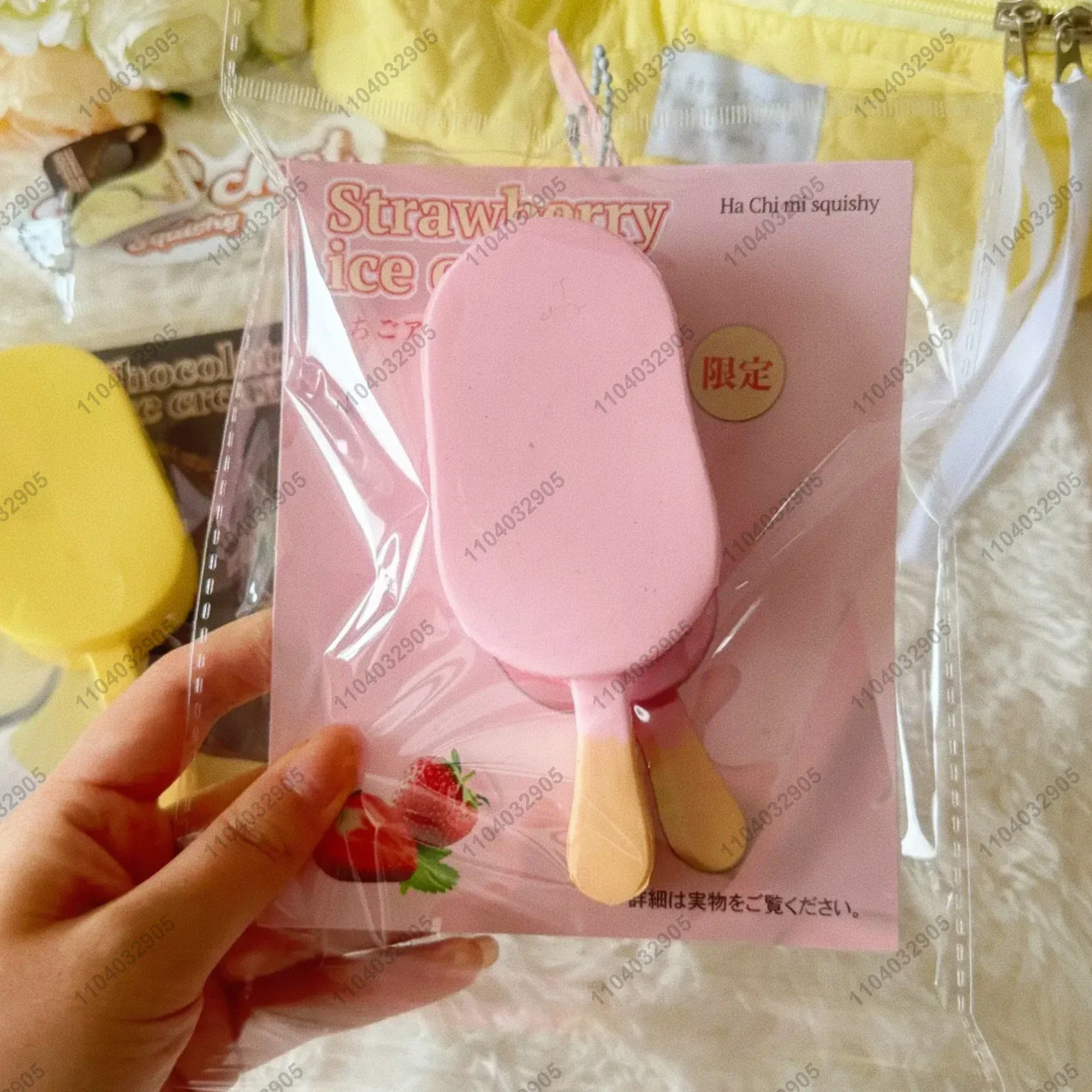 Ice Cream Squishy Slow Rising Toy Chocolate Ice Cream Popsicle Slow Rebound Squeeze Toy Hand Relax Stress Release Toy Gift Toy