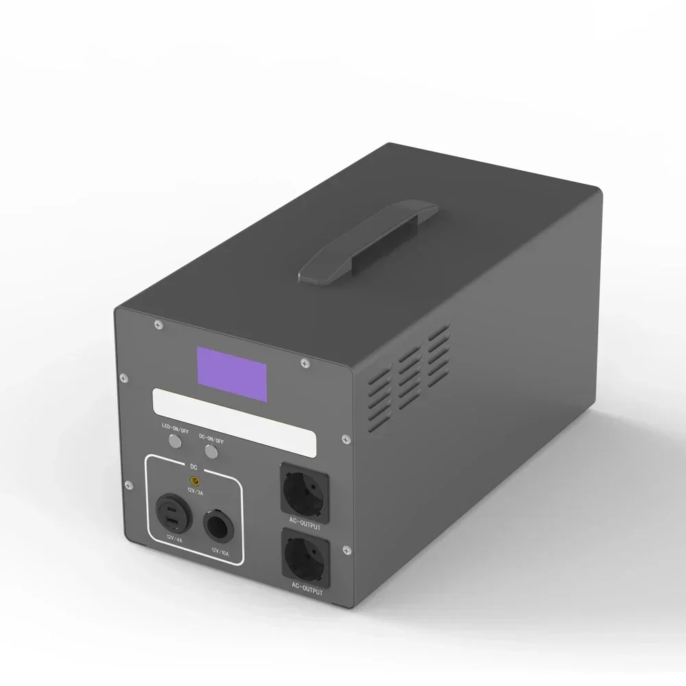 휴대용 리튬 배터리 보조배터리 (USB Type-C DC AC 비상 전원 공급 장치, 3000W 정격 출력, 실외 및 가정용)