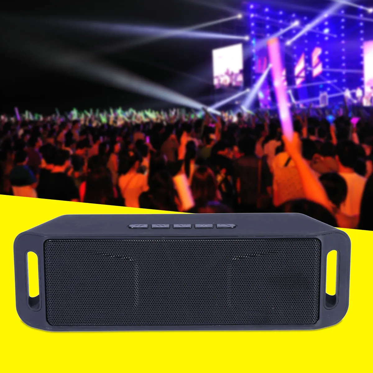 

Speaker Subwoofer Mini Portable Wireless 4.0 Built-In Microphone Speakerphone Hd Sound Stereo Bass Usb Radio Mp3