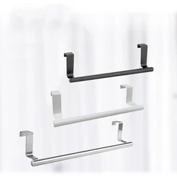 430 Stainless Steel Towel Rack, Non Perforated Towel Rod, Bathroom Single Rod Towel Rack, Hanging Accessory Storage Rack