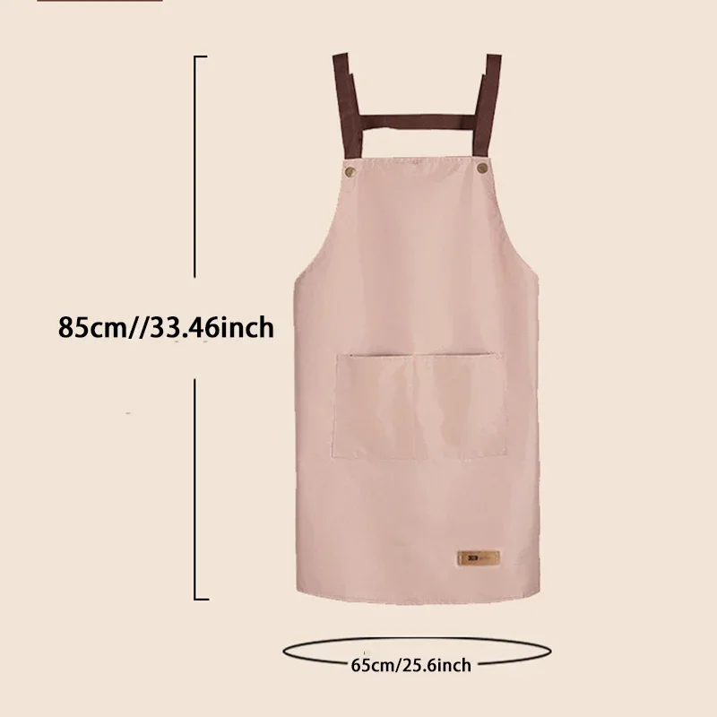 Snoopys Woman Apron Female Cute Home Baking Restaurant Barbecue Beverage Apron Waterproof Oil Resistant Sleeveless Pinafor Gift