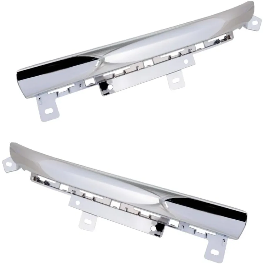 

Для Ram 1500 2019 20 21 22 23 2024, накладка на решетку со стороны водителя и пассажира, наружная нижняя ограниченная серия Laramie Longhorn Chrome ABS P