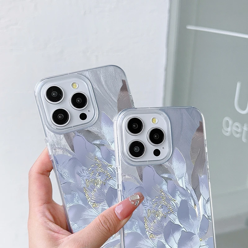 حافظة لهاتف آيفون 17 Air 16 16e 15 14 13 12 11 Pro Max 8 7 Plus غطاء خلفي لامع #3