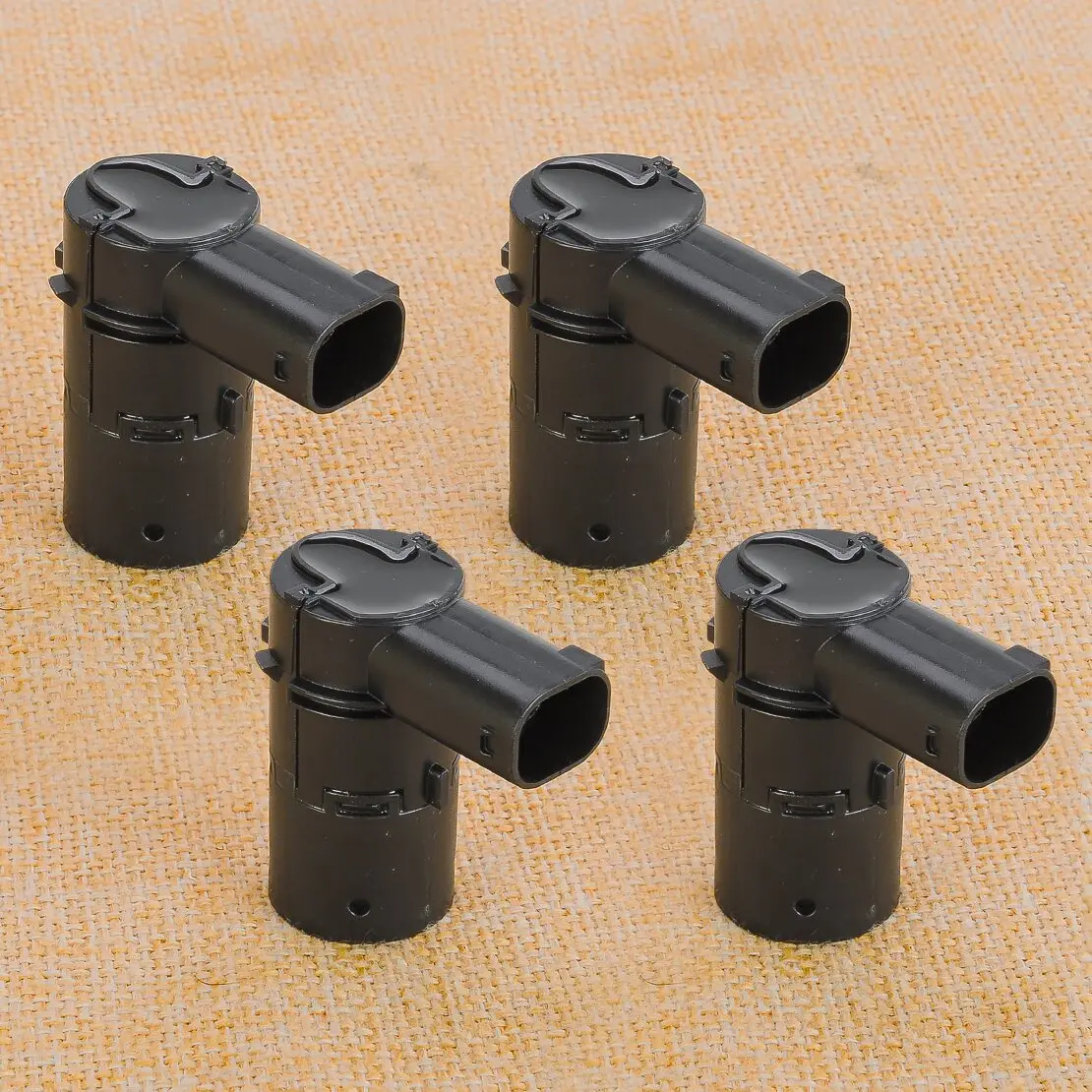 25994-7S21E 4pcs Reverse Parking Aid Sensor Black Fit For Nissan Titan 5.6L V8 2008 2009 2010 2011 2012 2013 2014 2015