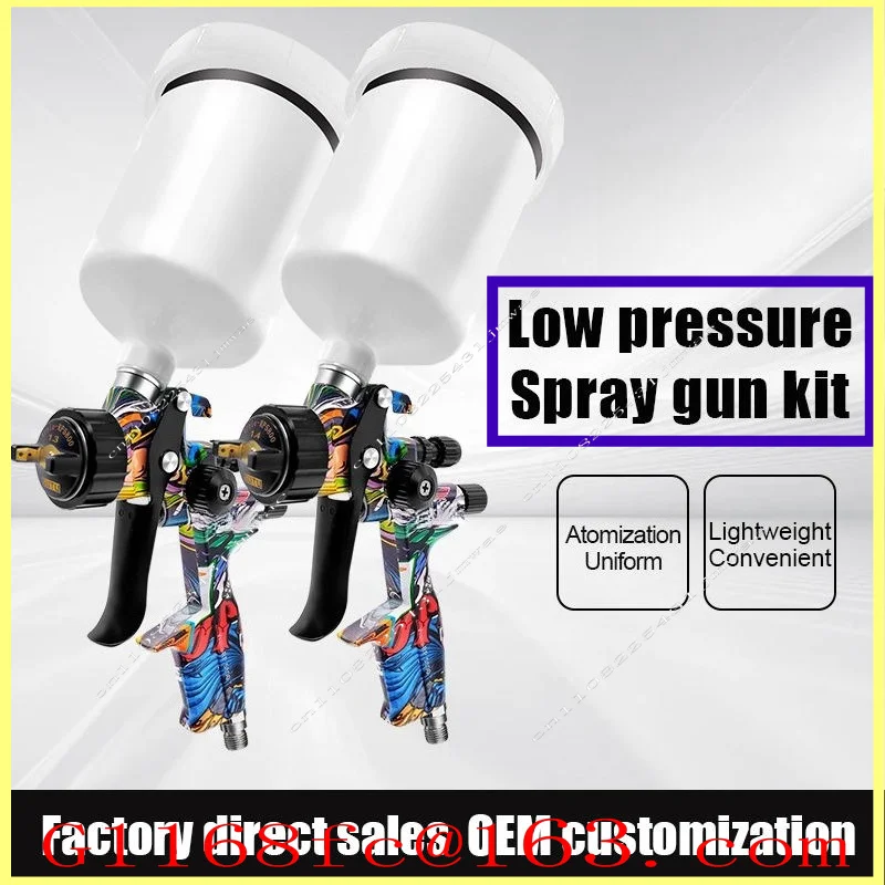 5800 Pneumatic Spray  1.3mm Stainless Steel Spray Nozzle 600ml Pot Car Furniture Spray Paint Clear Atomization