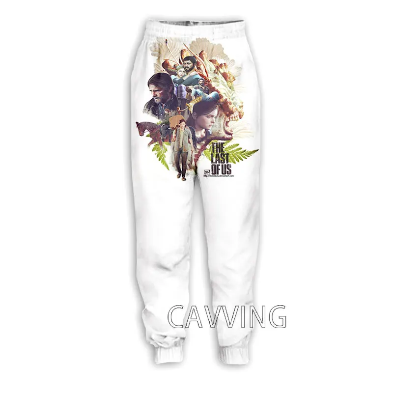 CAVVING-pantalones deportivos informales con estampado 3D The Last Of Us para mujer y hombre, Jogging