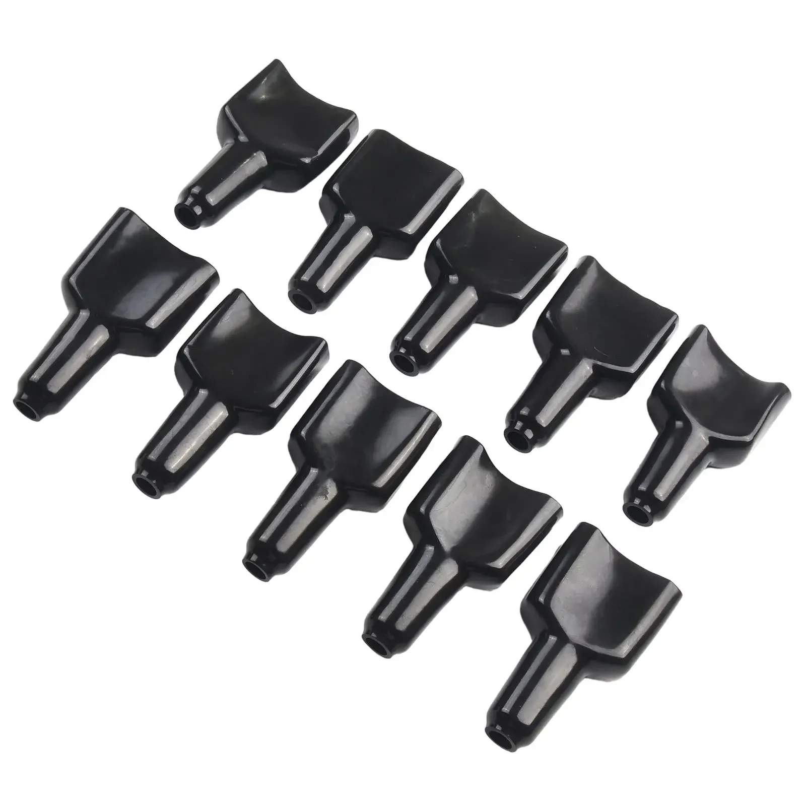 10PCS Waterproof 50A For Anderson Plug Connector Dustproof Cable Jacket Black Banana Connector Male Speaker Plug