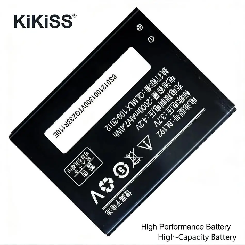 

High-Capacity 2000mAh Mobile Phone Battery For Lenovo Lephone A300 A750 A590 A680 A529 A328T A338T A505E A388T A560 BL192