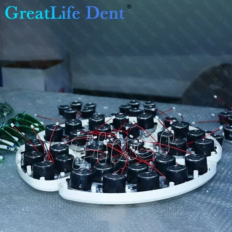 GreatLife Dent 40w 32 Leds Cold Shadowless Operation Pets 360° Degrees 120000Lux Ceiling-mounted Type Dental Surgical Light Lamp