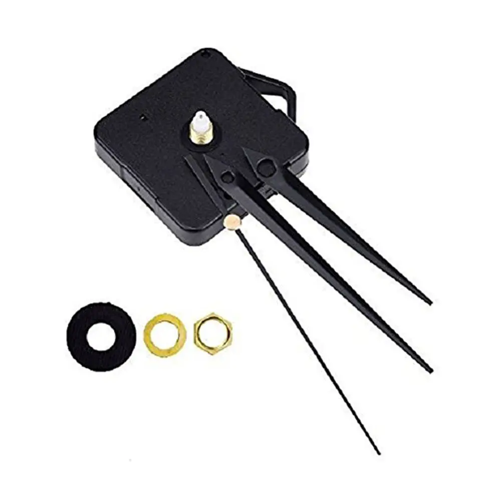 Clock Movement Mechanism Silent Sweep High Torque Movement Shaft 25 Mm Thread 6 Mm Dial Panel Thickness 3 25 Inch Replacement