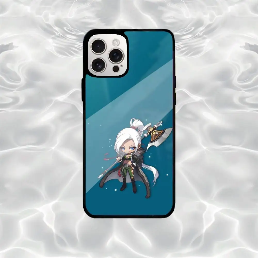 حافظة هاتف Game M-Maplestory لهاتف iPhone17,16,15,14,13,12,11 Plus، Pro Max Magsafe شحن لاسلكي مغناطيسي