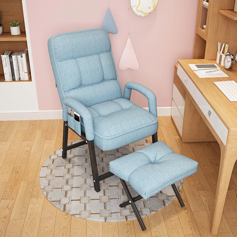 

‌ Эргономичное игровое кресло, регулируемое кресло с поясничной опорой, складное кресло для отдыха для дома, офисное сиденье из мягкой ткани