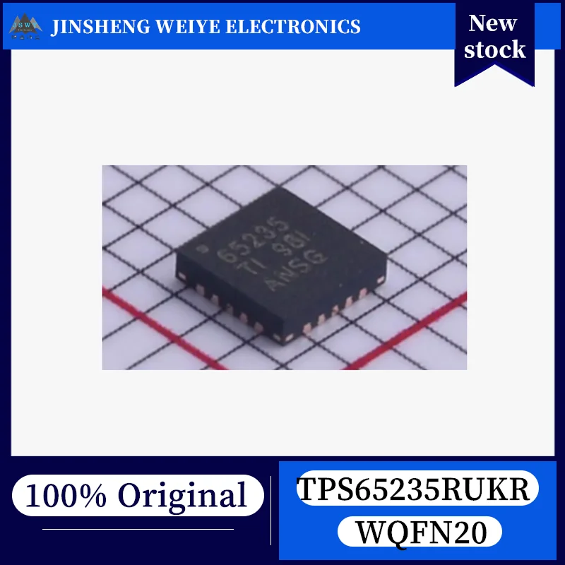 

(20/100 pieces) TPS65235 TPS65235RUKR 65235 WQFN20 Multi-Output Power Management Unit, 100% New, Original, In Stock, Chipset