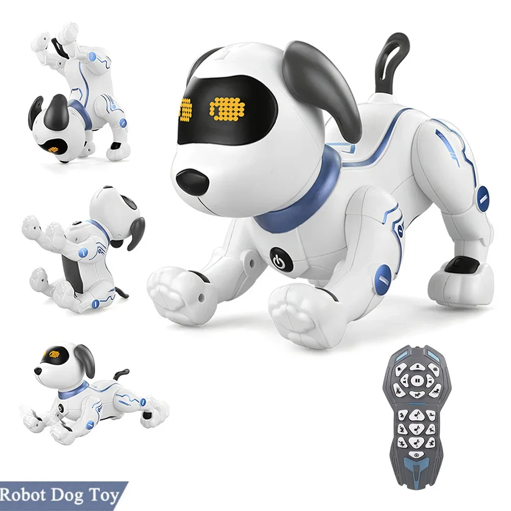 New Electronic Pets Robot Dog Voice Remote Control Toys Music Song Toy RC Toys Child\'s Playmate For Kids Birthday Gift