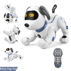 New Electronic Pets Robot Dog Voice Remote Control Toys Music Song Toy RC Toys Child's Playmate For Kids Birthday Gift