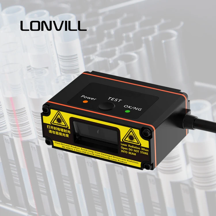 Customized Industrial Long Distance Ethernet TCP/IP 1D Laser Barcode Scanner Fixed Mount Barcode Reader