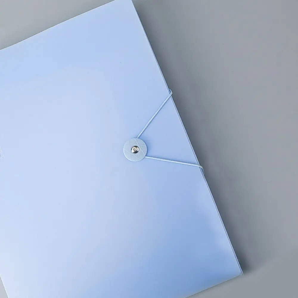 

Multifunctional A4 File Organizer Box Thickened Morandi Color Desktop Storage Box Dustproof PP Plastic Office Supplies Contract