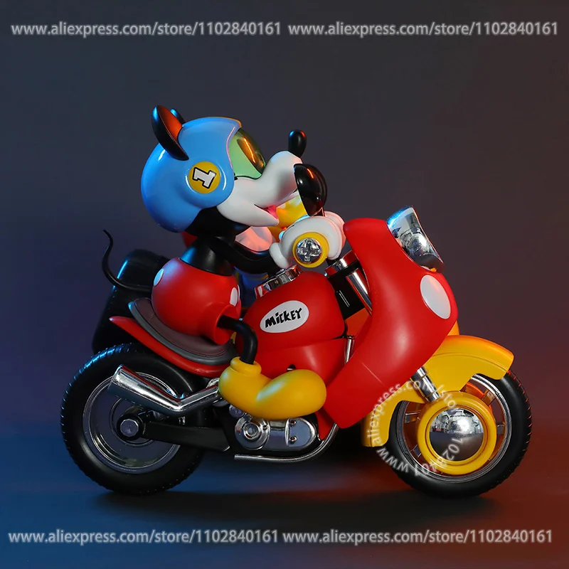 MINISO Blind Box Disney Series Mickey and Friends Speed Squad Figure Trendy Toys Peripheral Model  Mouse Donald Duck Hand